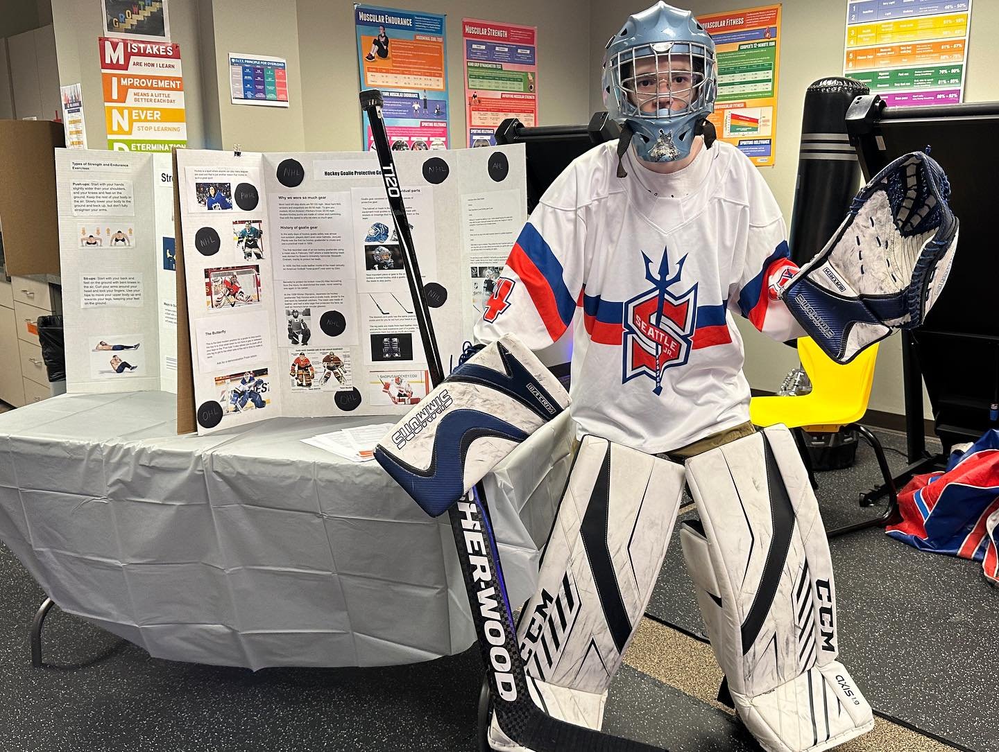 YWA&rsquo;s Health Fair was a hit! From The Benefits of Hockey to Body Image and Social Media, the exhibits were both impressive and educational. 
👏 A huge round of applause to all the students who participated! 
Thanks to YWA&rsquo;s Lifelong Welln
