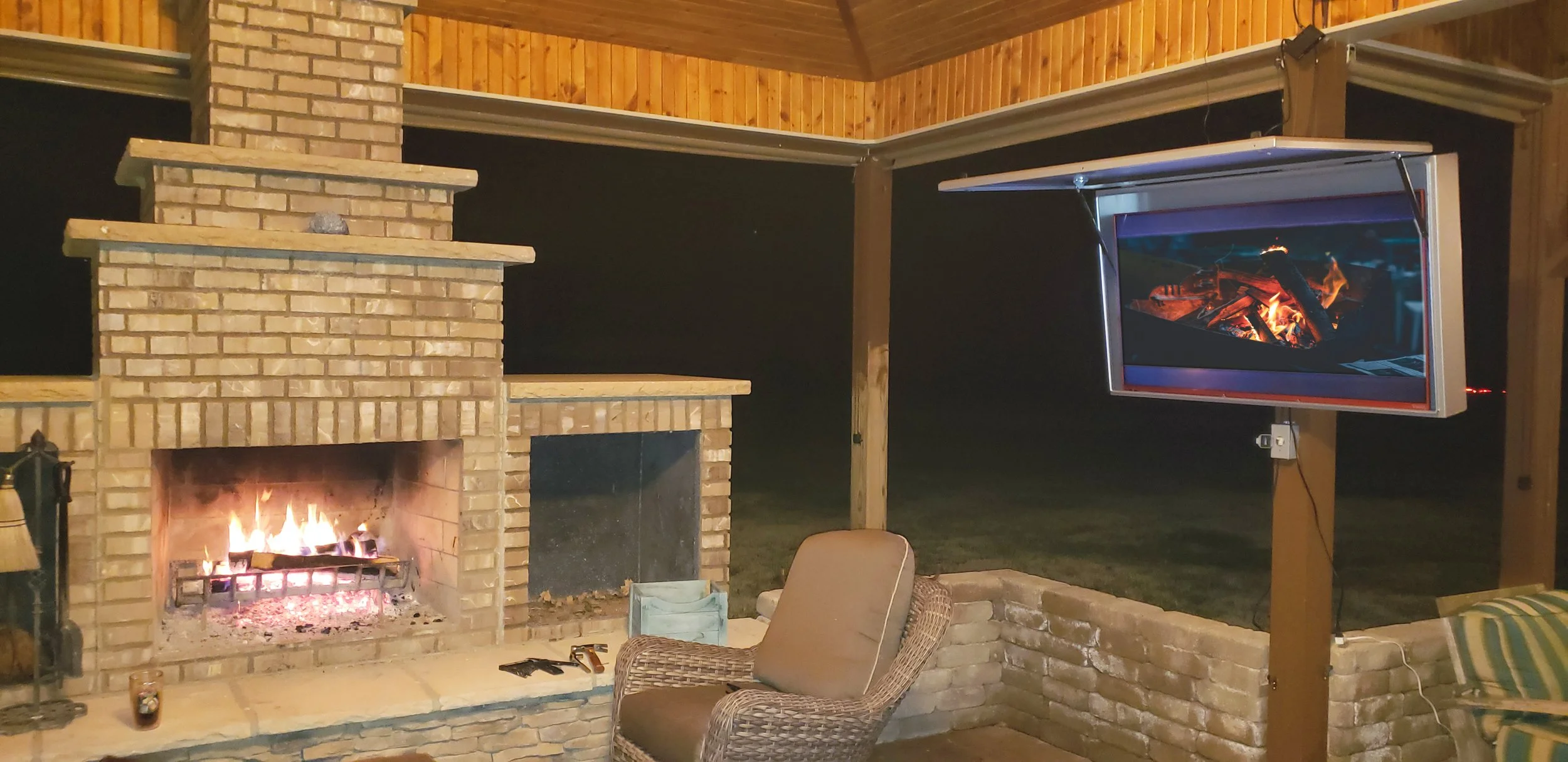 TurskyTVfortressnightFireplace.jpg