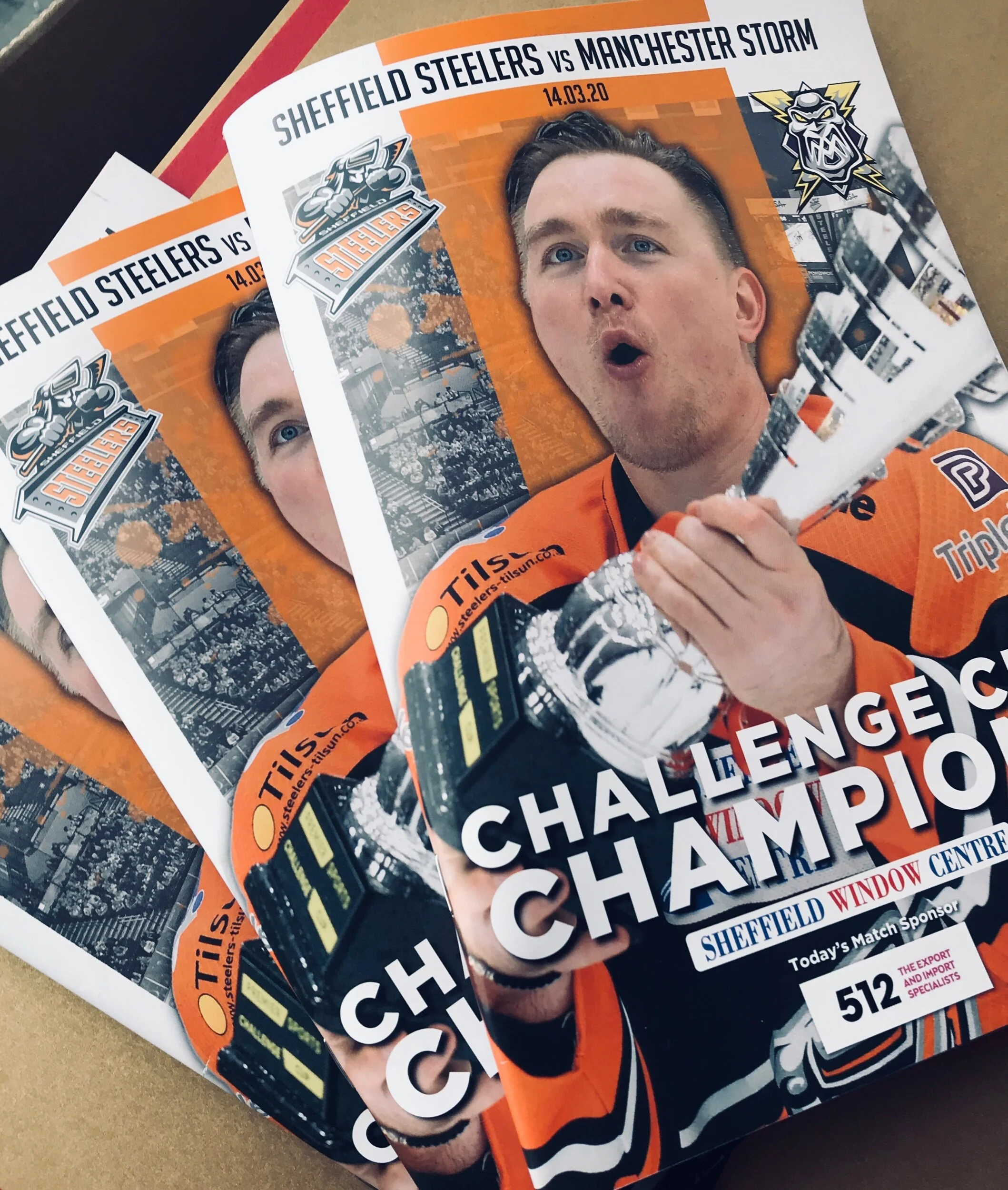 Sheffield Steelers Programmes Freemandesigns
