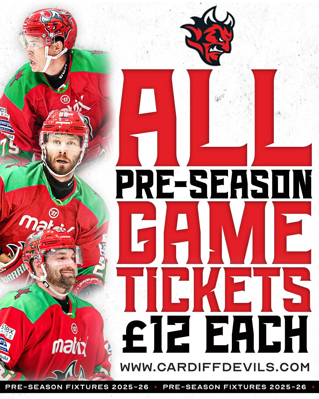 Devils Pre-Season Fixtures 2025 - All Tickets 12pound_1080x1350.jpg