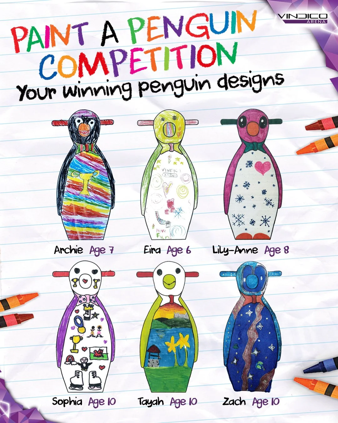 VINDICO Paint a Penguin Winners ALL SIX - 1080x1350.jpg