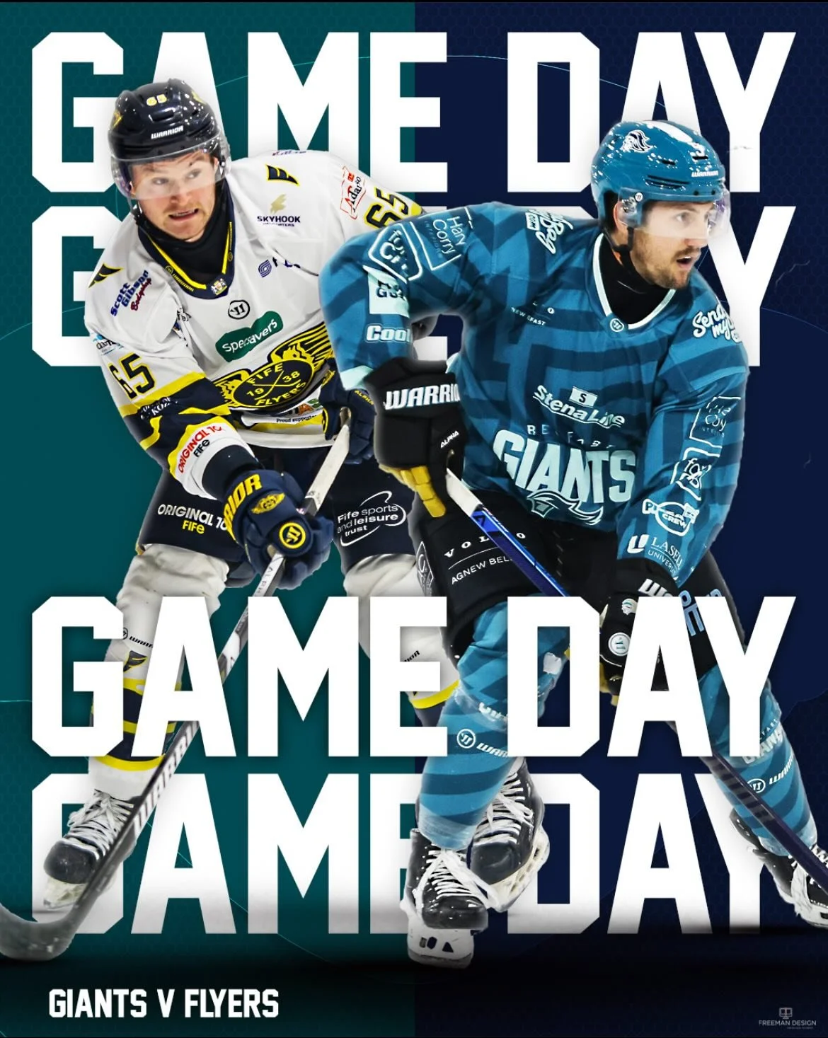 It&rsquo;s been a while since I&rsquo;ve done some personal projects 🎨🙈 so thought I&rsquo;d ease myself back in with some game day graphics for today&rsquo;s EIHL games 🏒 A bit rusty, but hopefully looking OK&hellip;

#smsports #EIHL #graphicdesi