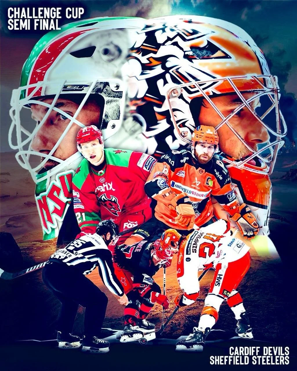 Last week&rsquo;s personal graphic, just for my own amusement and personal development 🎨

#graphicdesigner #smsports #icehockey