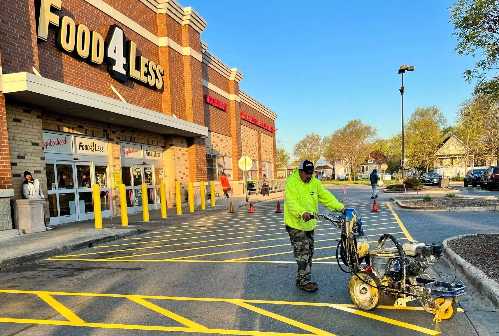 Professional Traffic Markings & Line Striping Service