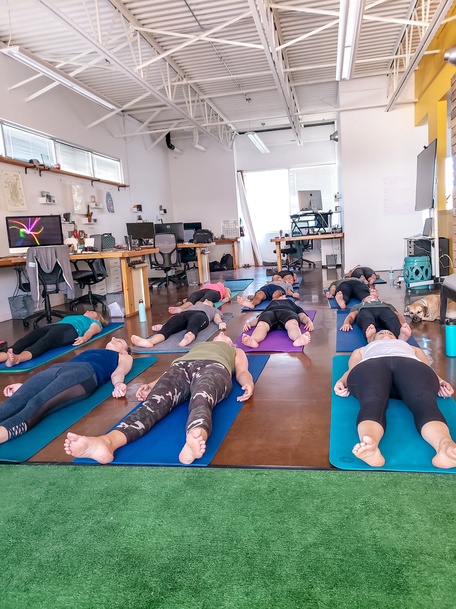 Small Giants Online Office Yoga 