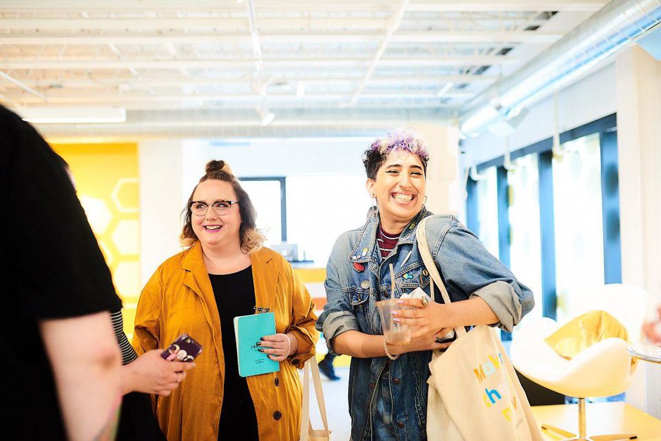 Because networking doesn’t have to be boring or antiquated. PHOTO CREDIT: BUMBLE
