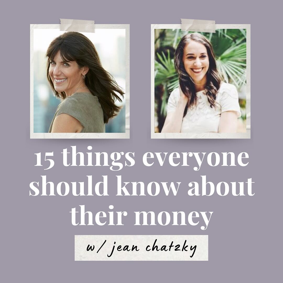 money: a tool that gives you the freedom to use it in ways that elevate your values. ⁠
⁠
money expert @jeanchatzky breaks down essential tips every person (especially entrepreneurs) should consider about their money.⁠
⁠
any tips you&rsquo;ll take wit