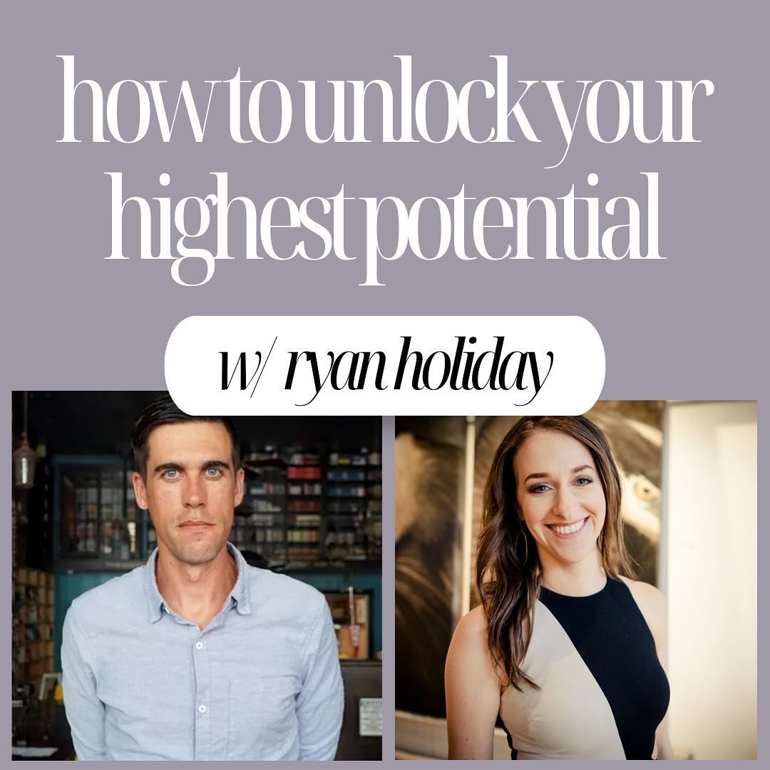 @ryanholiday drops so many helpful insights in this interview. which speaks to you the most?