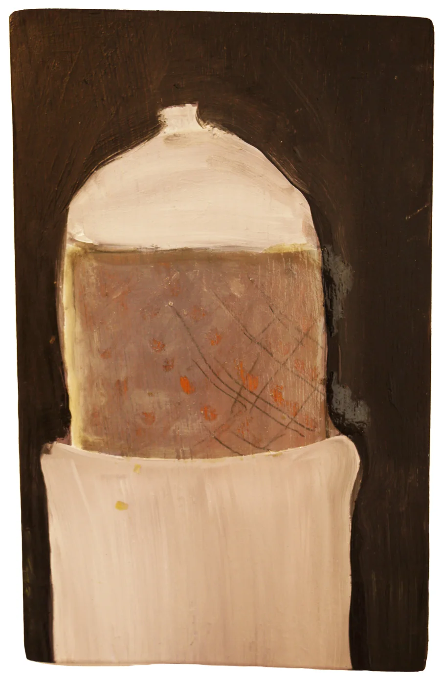 Lighthouse, 2018, oil on board, 13cm x 20cm