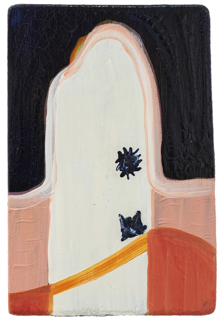Lighthouse, 2019, oil on board, 13cm x 20cm