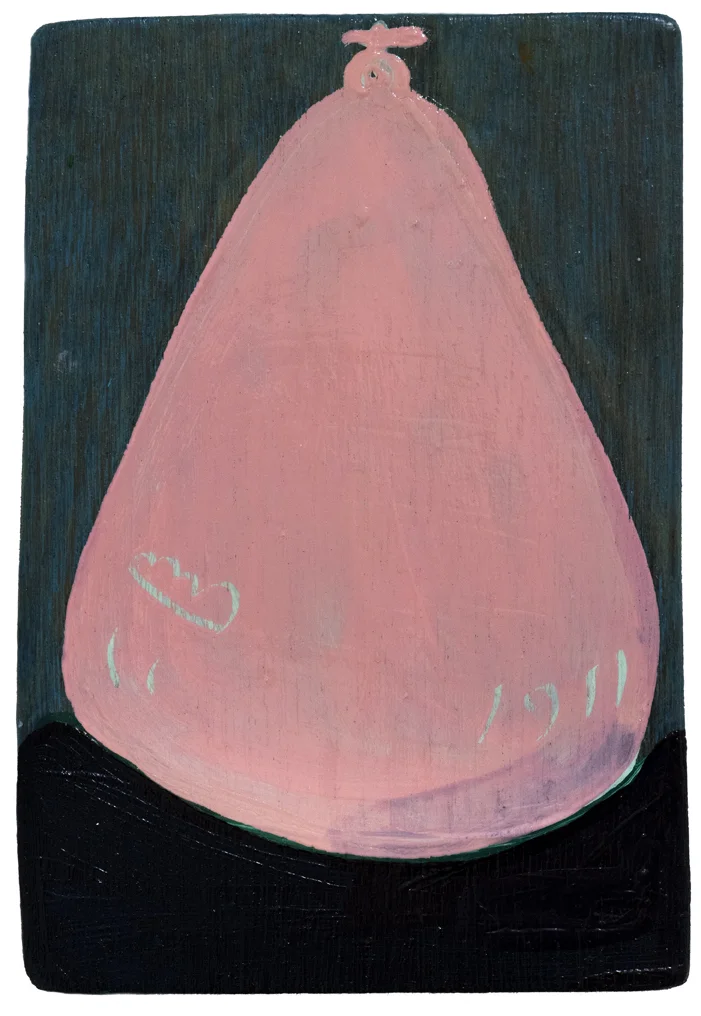 Lighthouse, 2019, oil on board, 13cm x 20cm
