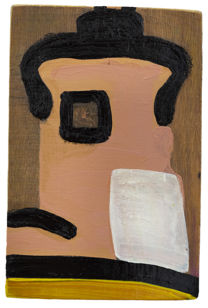 Lighthouse, 2019, oil on board, 13cm x 20cm