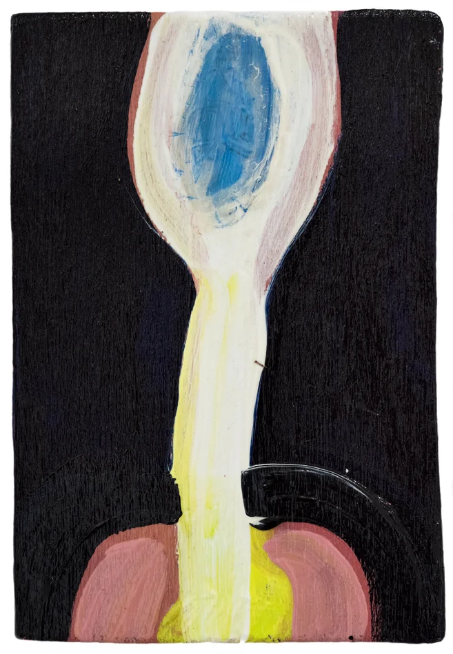 Lighthouse, 2019, oil on board, 13cm x 20cm