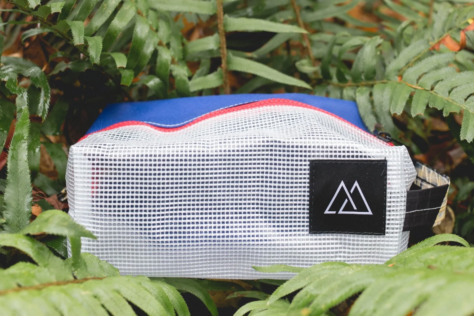 Blue and Clear Medium Toiletry Kit