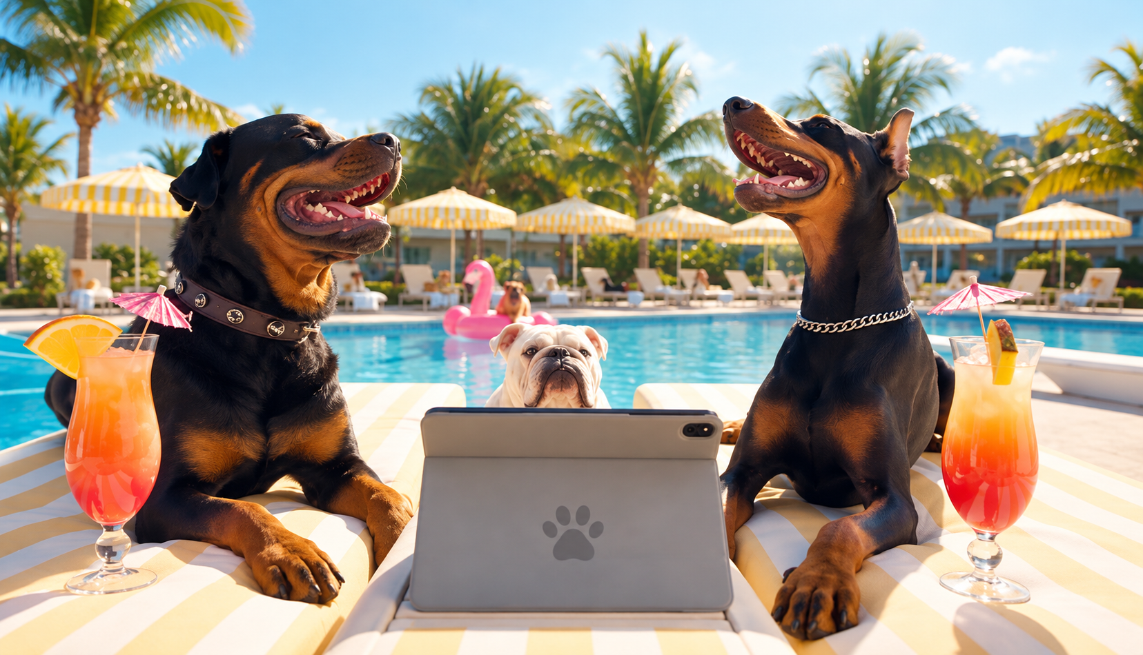 Poolside Dogs’ Tropical Getaway.png