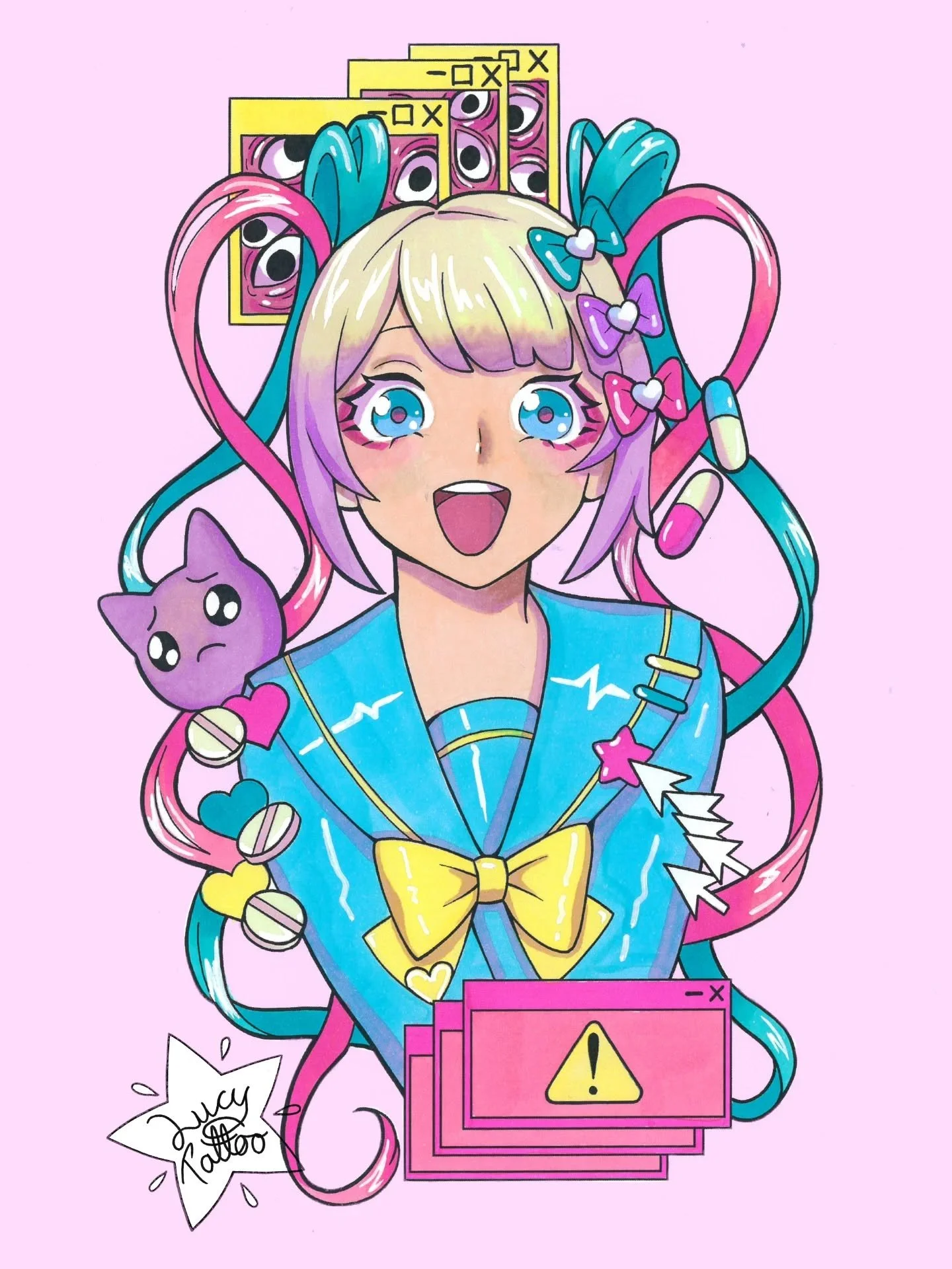 Available Flash! 
✨️⭐️🎀Needy Streamer Overload🎀⭐️✨️

This flash is size dependent for the price as this may be a multi session piece. My day rate is $500, and for larger sizes this may need 2 days, while a smaller one may only be one day. Email me 