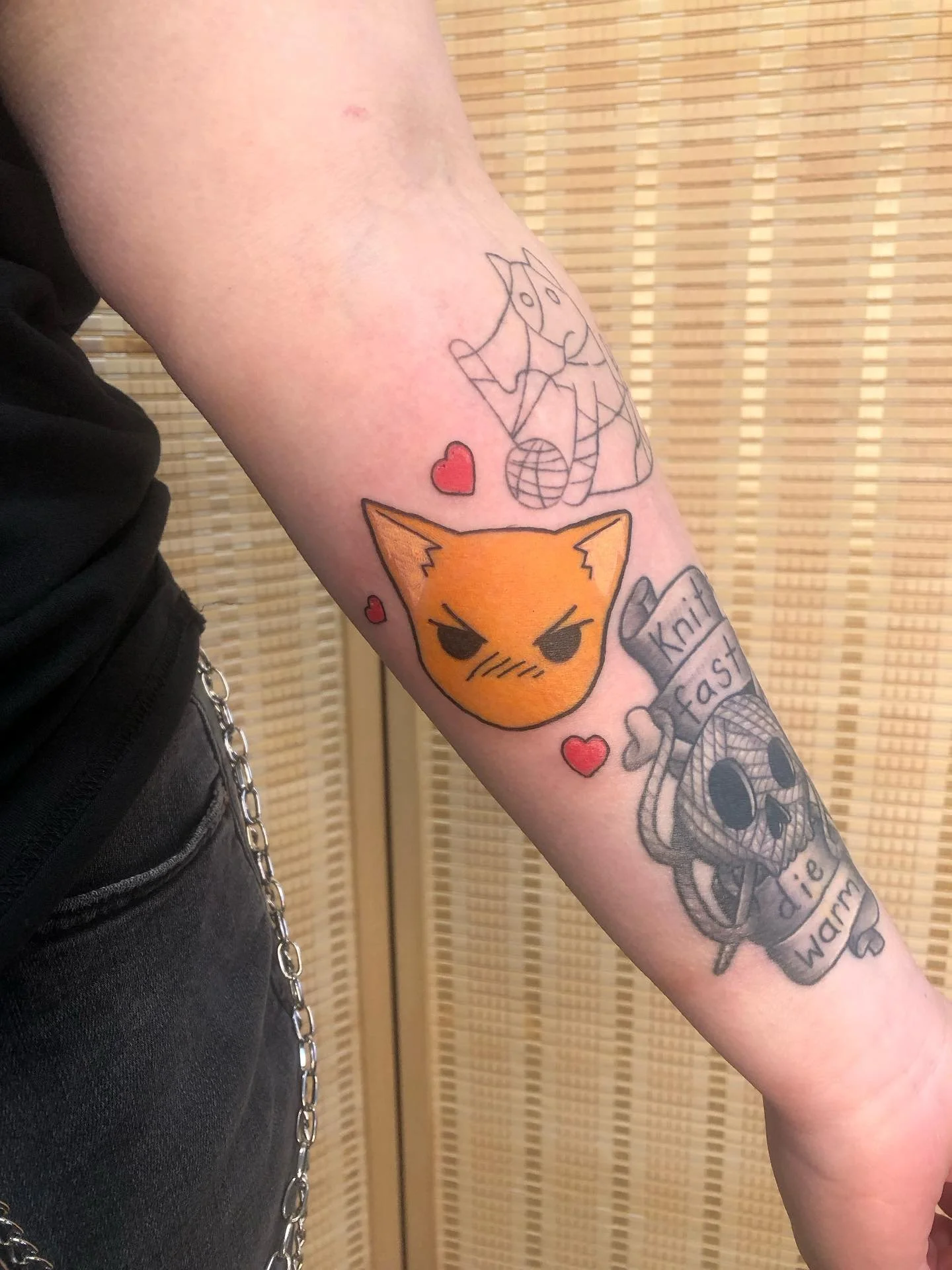 Kyo from #fruitsbasket for Dani! Thank you for coming in again! ✨🐈

Studio: @drmorsetattoo 

#animetattoo #wellingtontattoo #nztattoo
