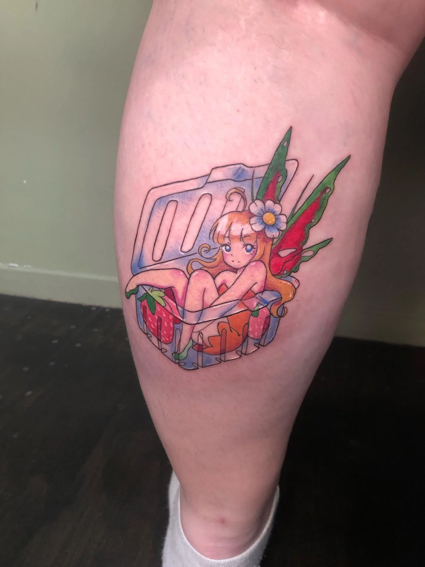 Fairy flash! Thank you so much for coming in Kathryn! I&rsquo;m so glad I got to do this design, she came out so cute🧚&zwj;♀️🌸🌷

Studio: @drmorsetattoo 

#wellingtontattoo #flashtattoos #nztattoo #fairytattoo