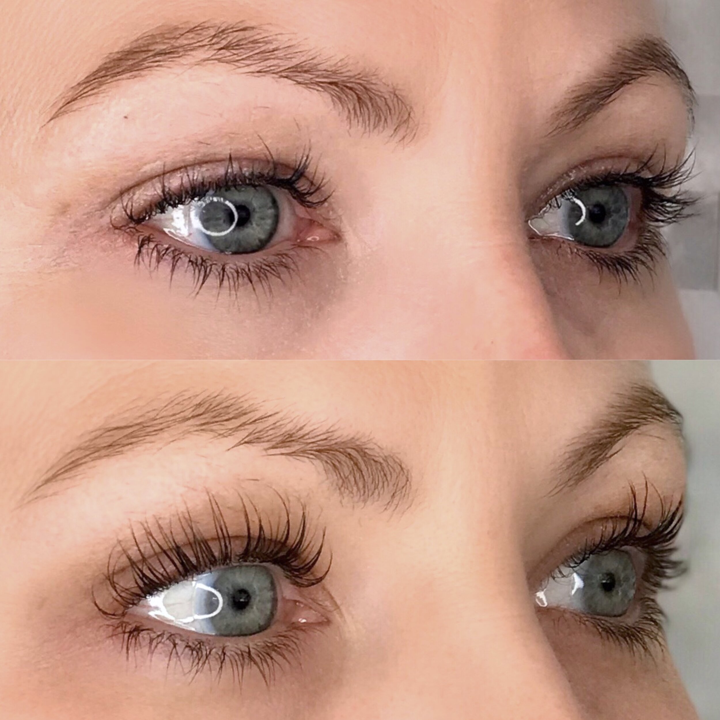 Lash Lift with Blue/Black Lash Tint