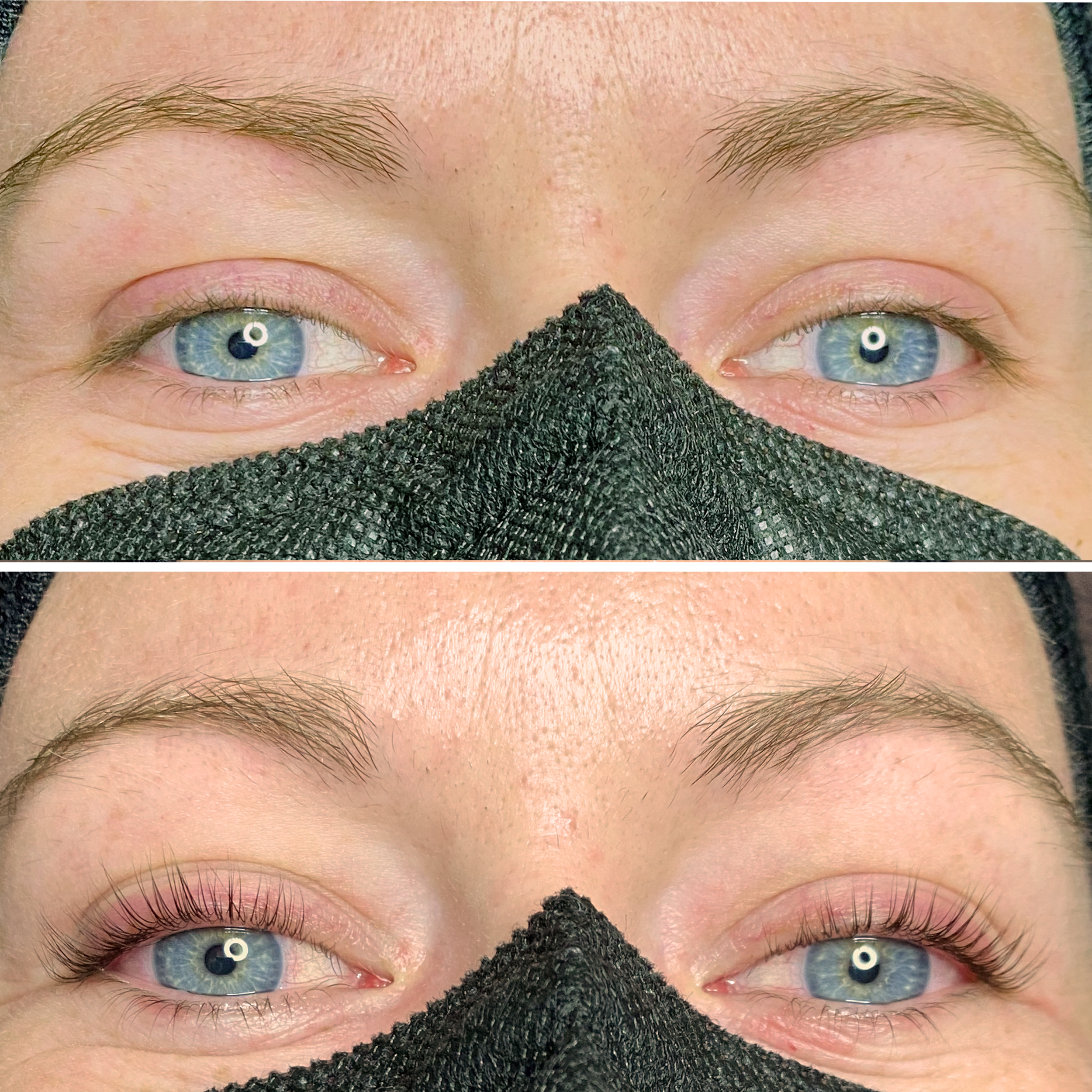 Lash Lift with Dark Brown Lash Tint