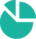 Pie graph icon