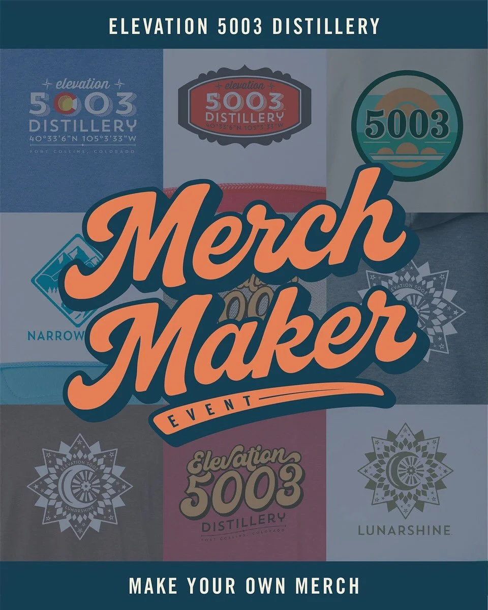 📣 Save the Date! Create your own merch night is next Friday, September 12th at 4-8pm! Featuring new designs and giving YOU the creativity to make something fresh and new🧢👚✨ See you there!