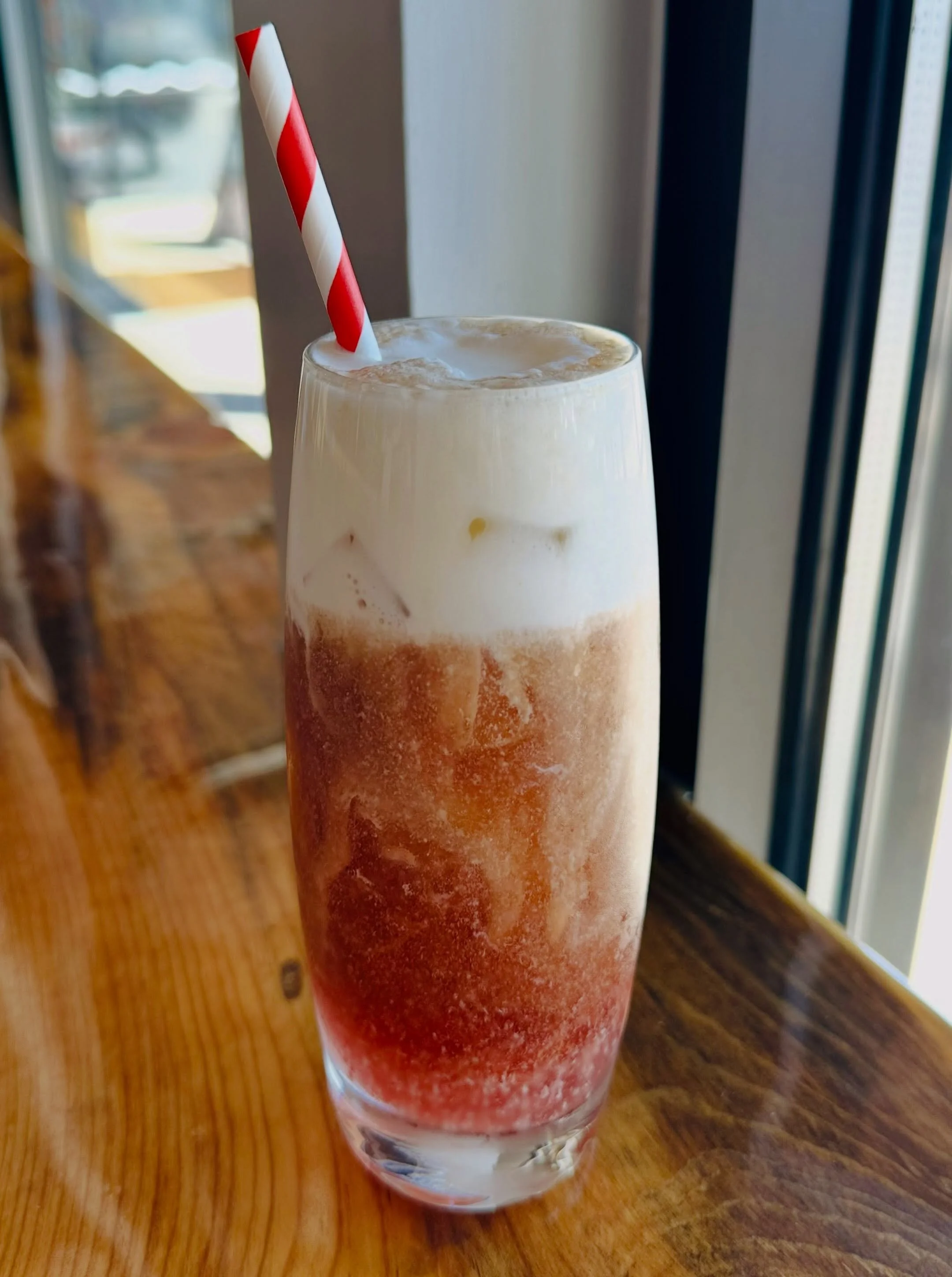 Relax with us this weekend and enjoy our new special - a Dirty Fridge Cig! 🚬🍒

Straight Bourbon Whiskey, housemade cherry syrup, Diet Coke, bitters, topped with vanilla coconut foam🥥🌴
.
.
#fridgecig #craftcocktails #foco #drinklocal #bourbon