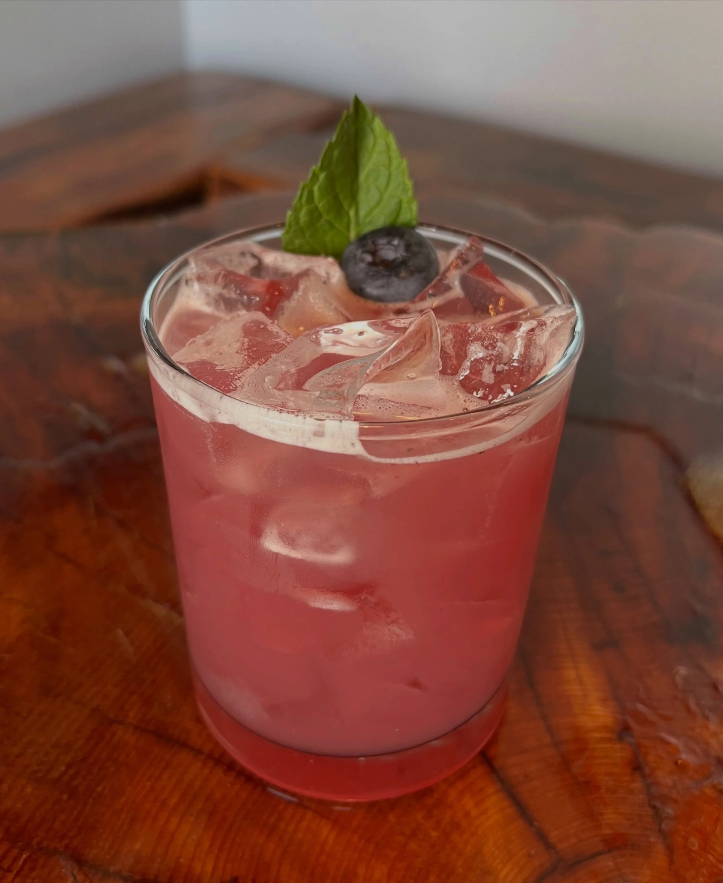 Come enjoy the last sips of summer this weekend! The Lady Danberry is the perfect way to unwind with your closest confidantes! ✨💜🥂

Straight Rye Whiskey &bull; house made blueberry syrup &bull; fresh mint &bull; lemon juice
