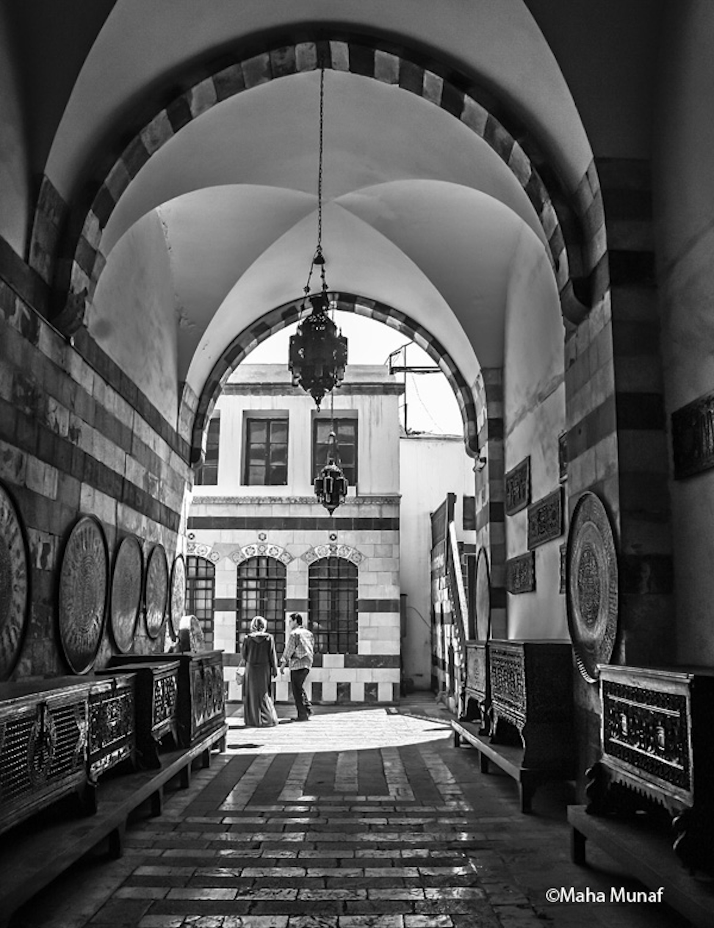 AZM PALACE Damascus, Syria 2006 by Maha Munaf 27” x 32” digital photograph on paper