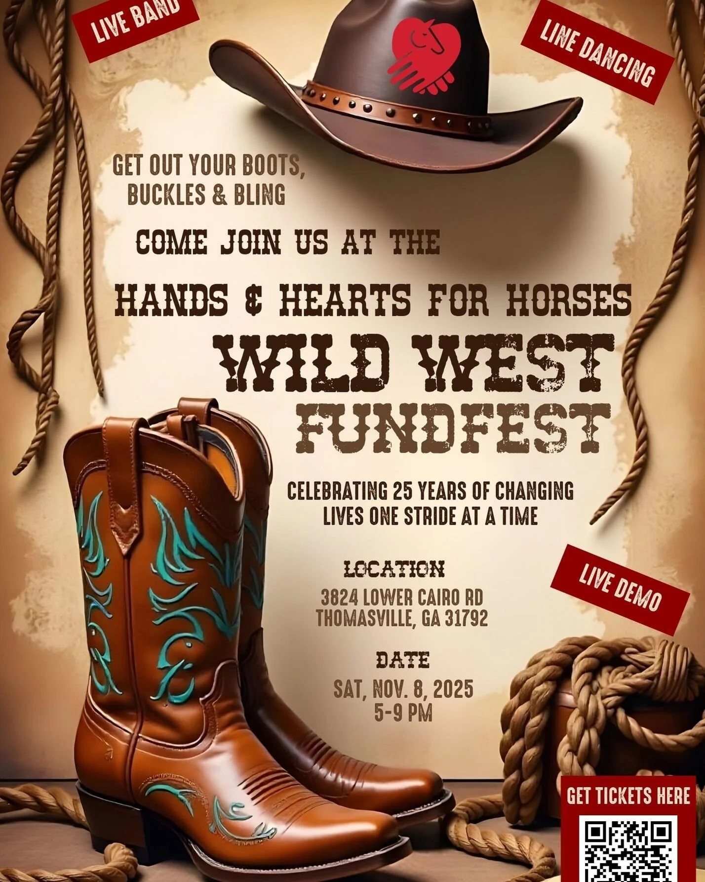 Save the Date for the Wild West FundFest!
Grab your boots, belts and bling for a boot scootn' good time on Saturday, Nov. 8th, 2025🤠