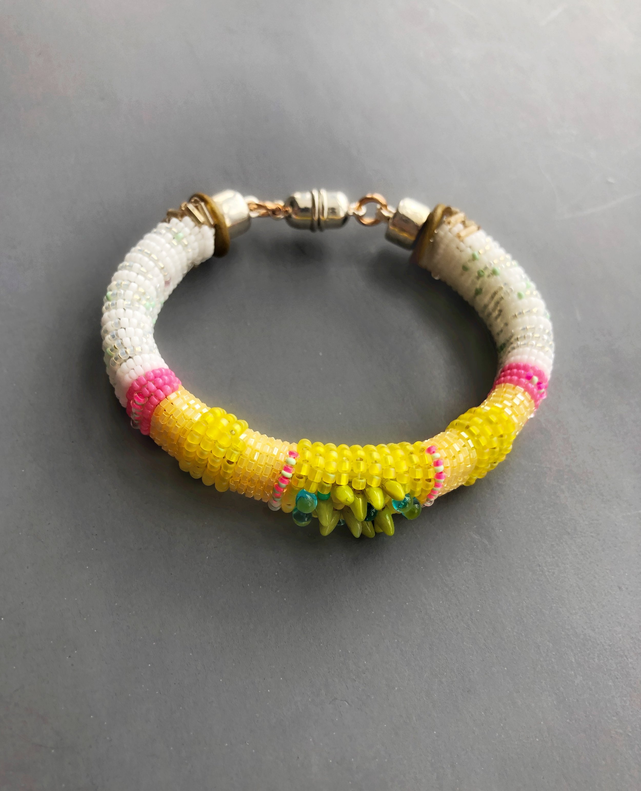 Amplified Pastel Bracelet, allium
