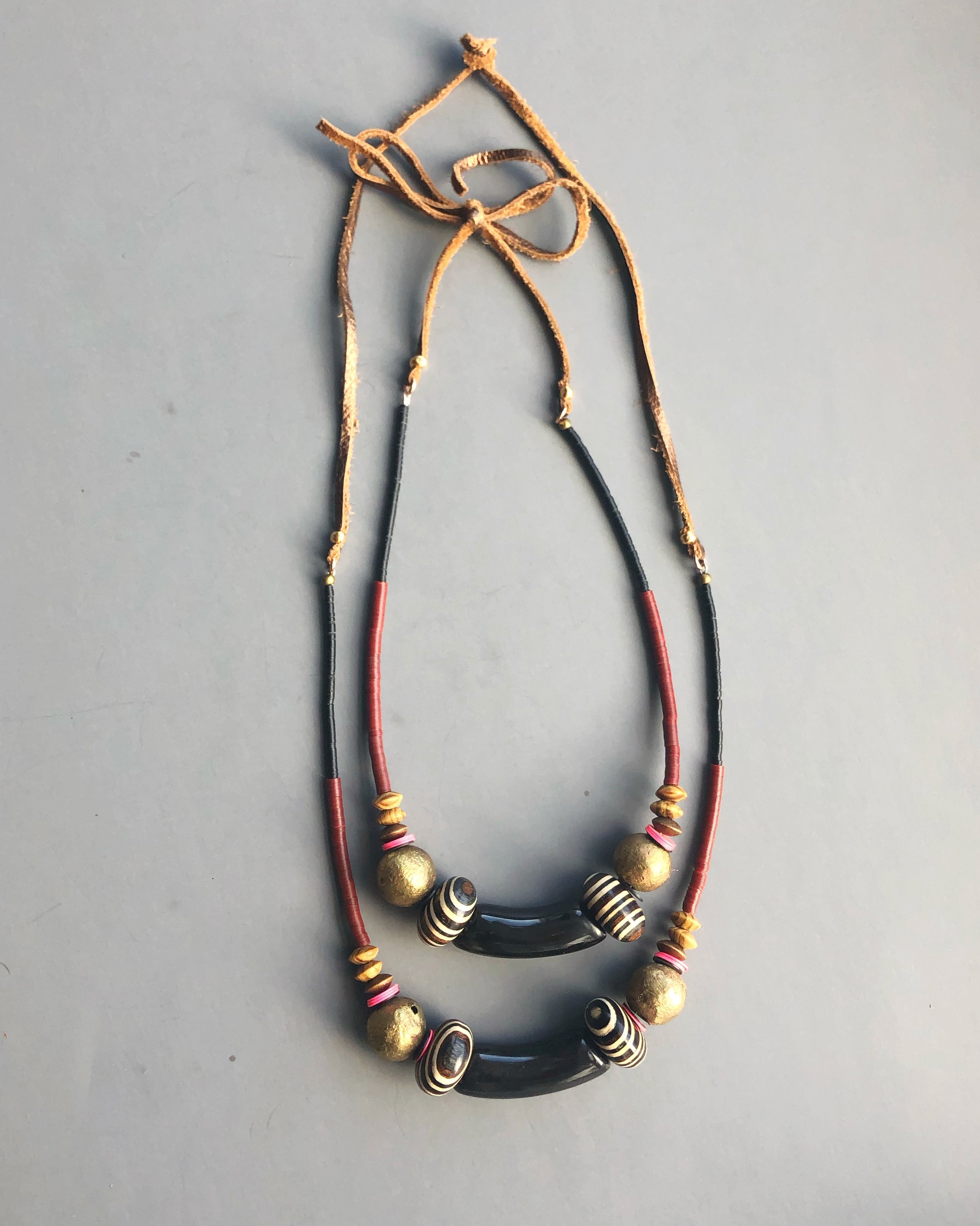 Swahili Horn Necklace