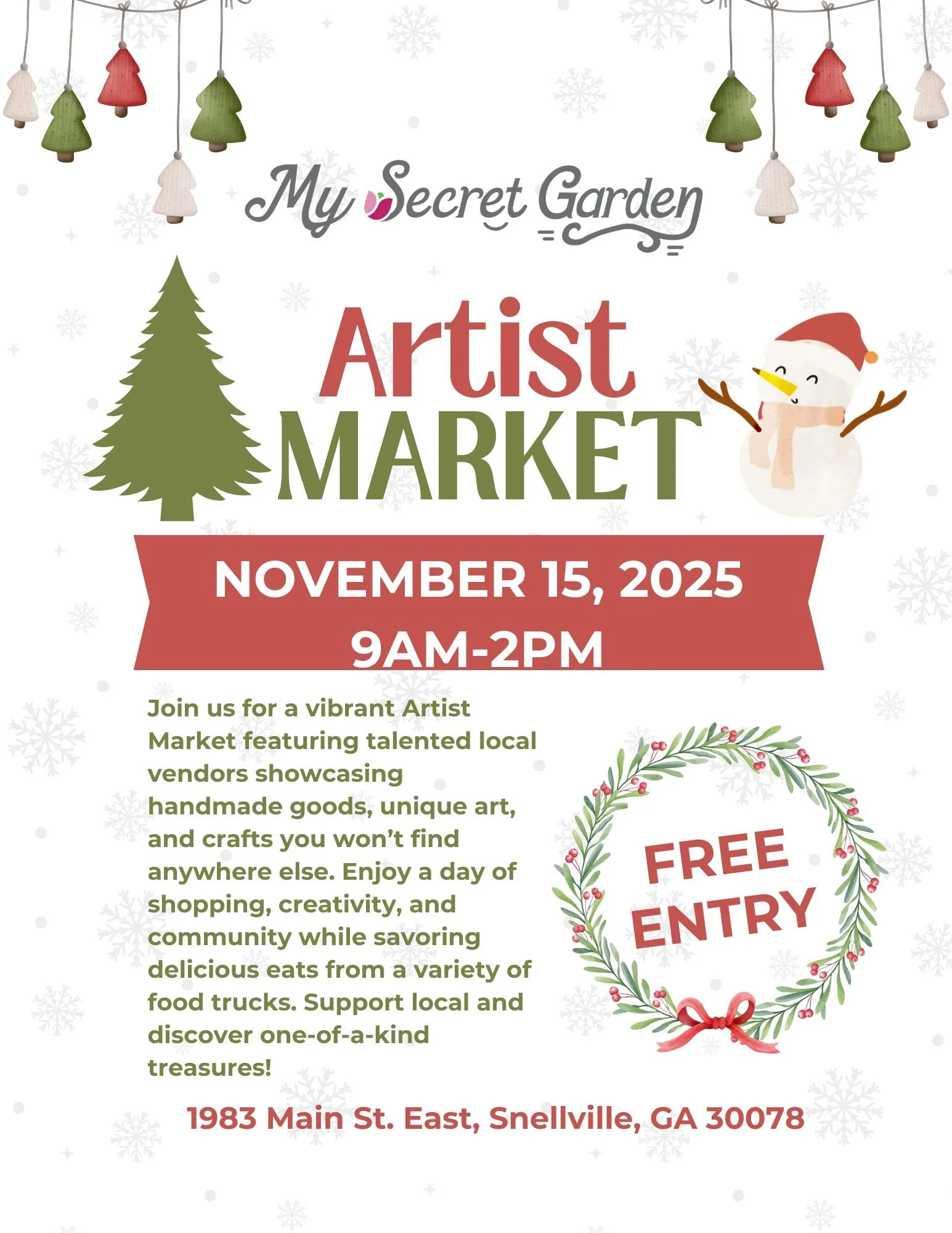 My Secret Garden Artist Market