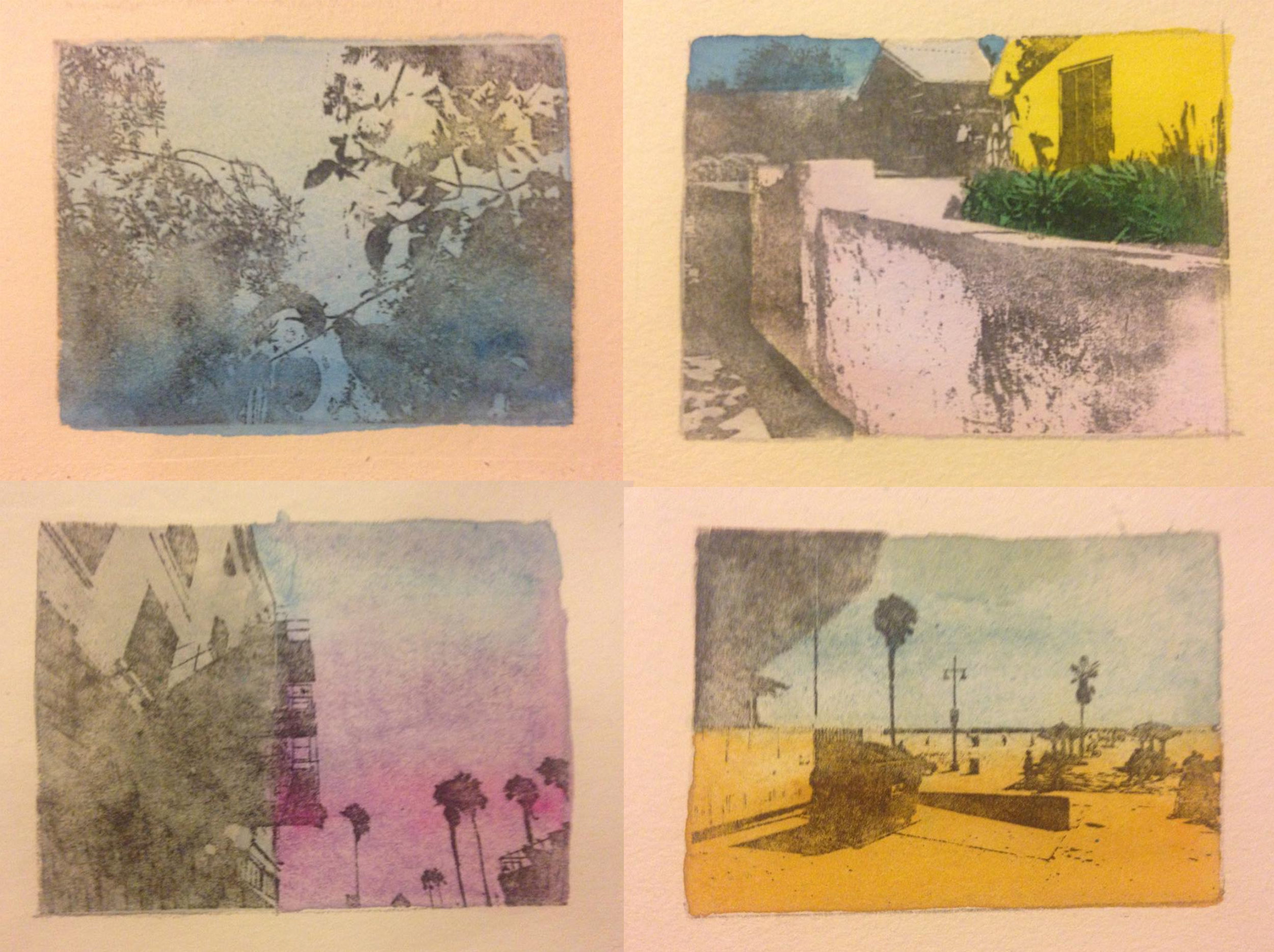 Venice Beach Monotypes