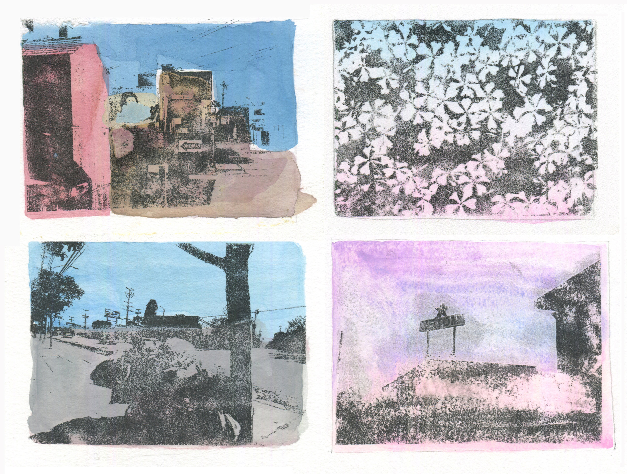 Venice Beach Monotypes