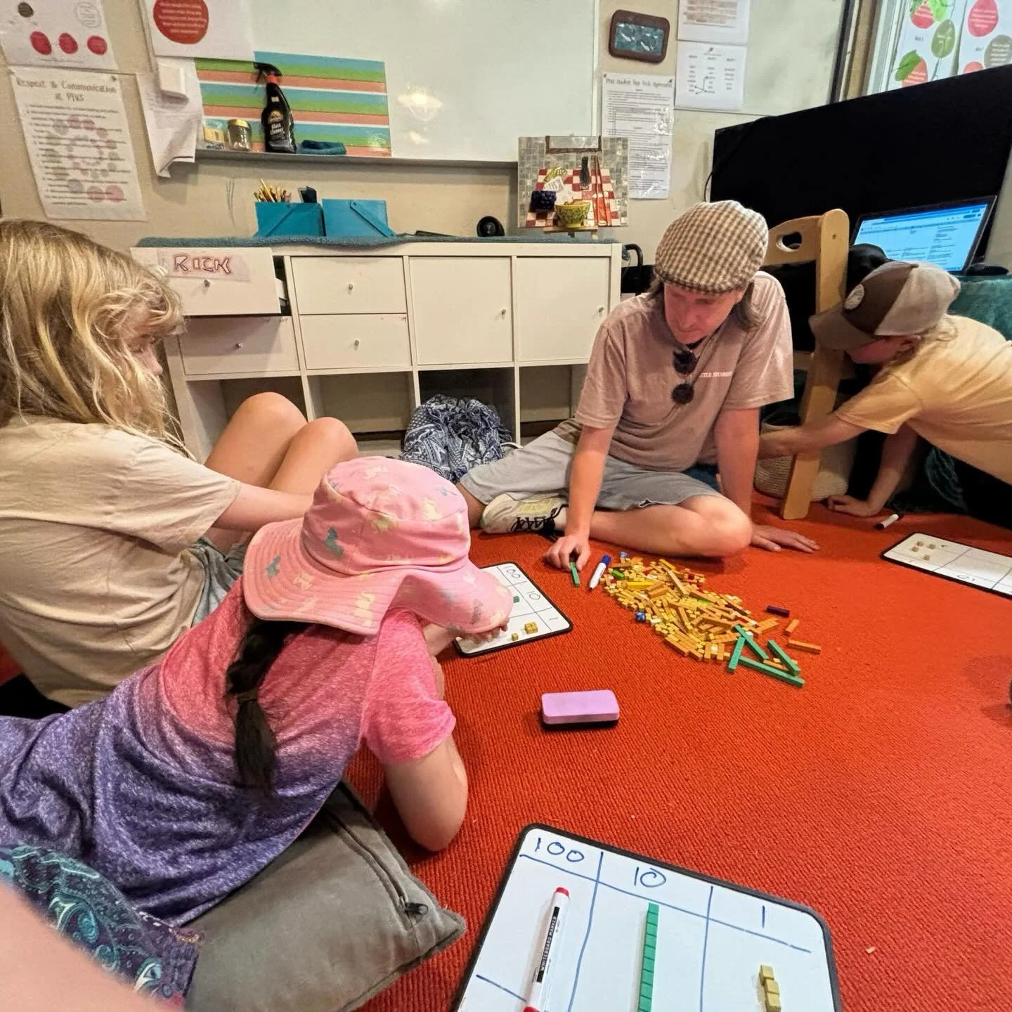In Cycle 1, students have been building a strong number sense through hands-on maths learning using manipulatives and games. Our focus is on developing deep understanding of key ideas such as trusting the count, place value, partitioning numbers and 