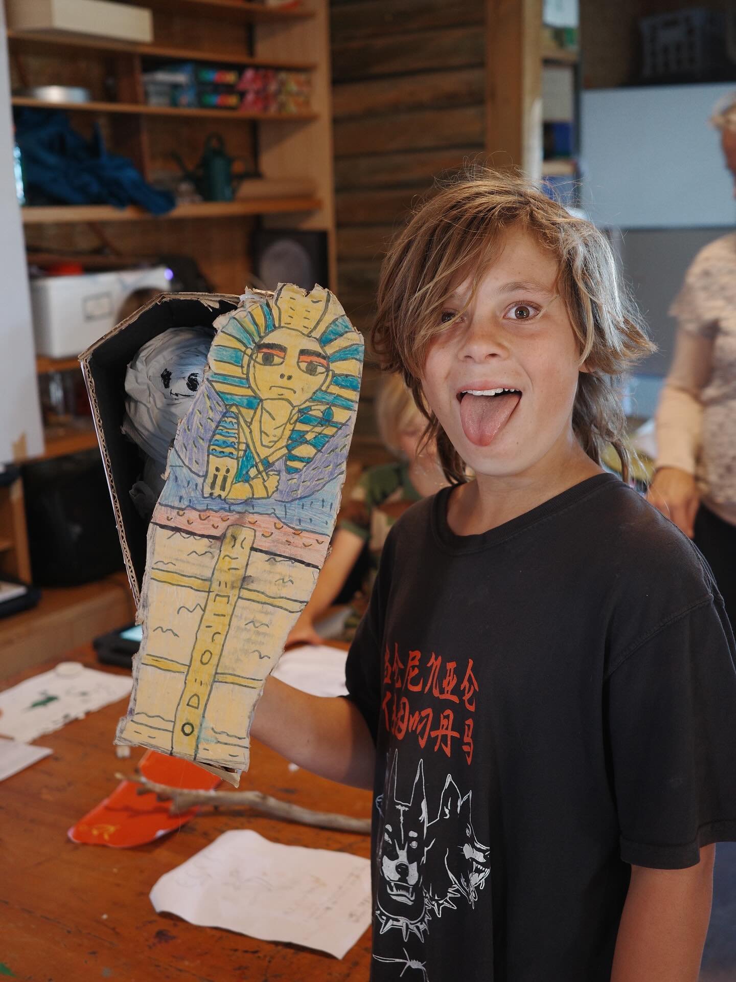 Deep dive day 5: Project presentation 🏺

Throughout our awesome deep dive week, our students worked on exploring a piece of history that interested them and turned it into some creative projects!