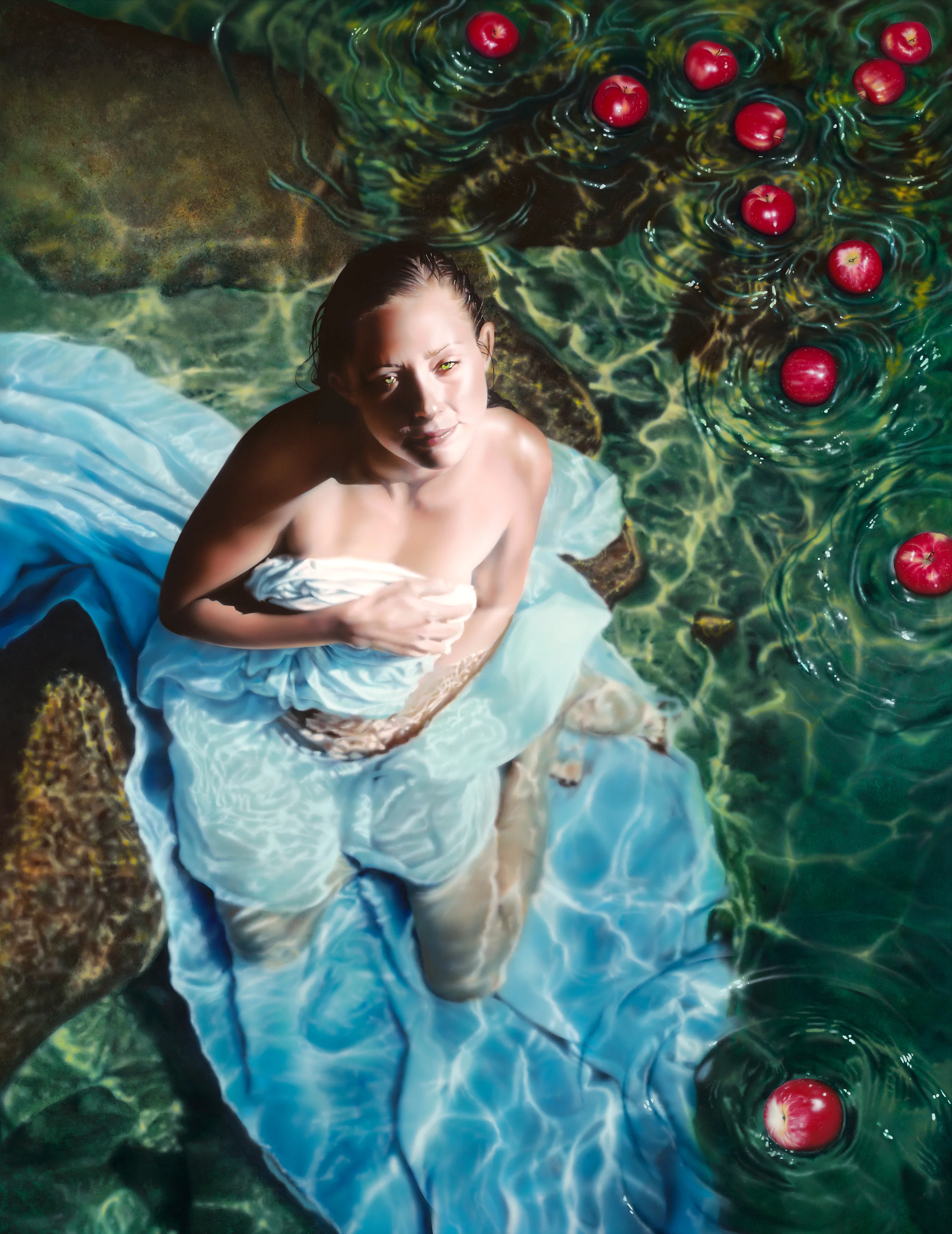 Eve, 2006: Acrylic and varnish on board, 45 x 35 in (114 x 89 cm)