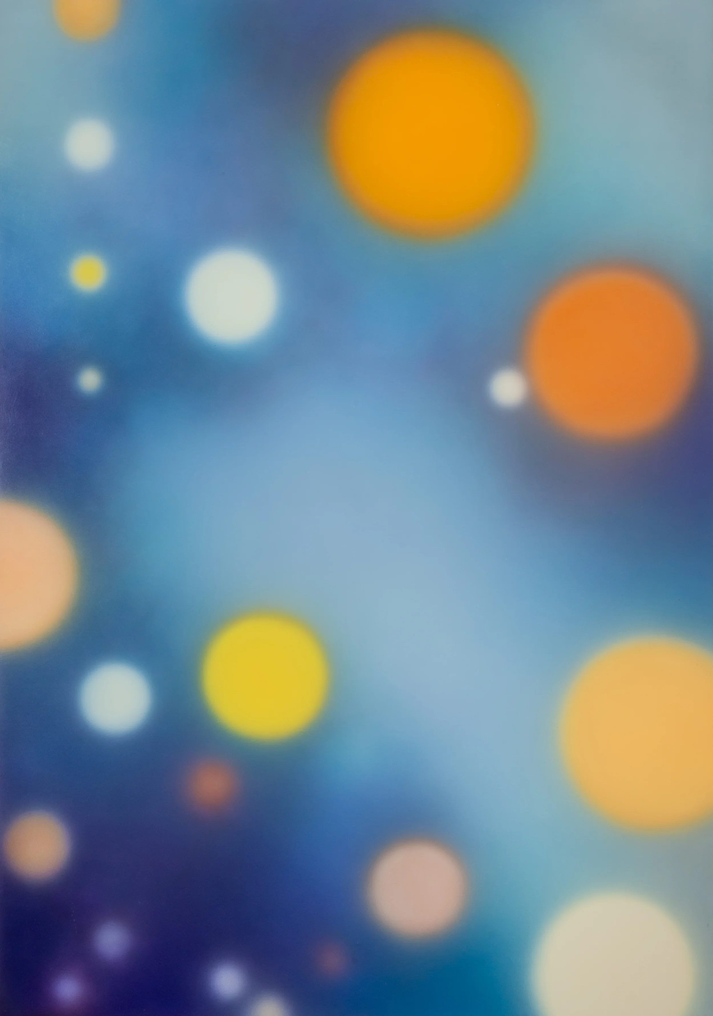 Effervescent, 2016: Acrylic and varnish on board, 60 x 42 in (152 x 107 cm)