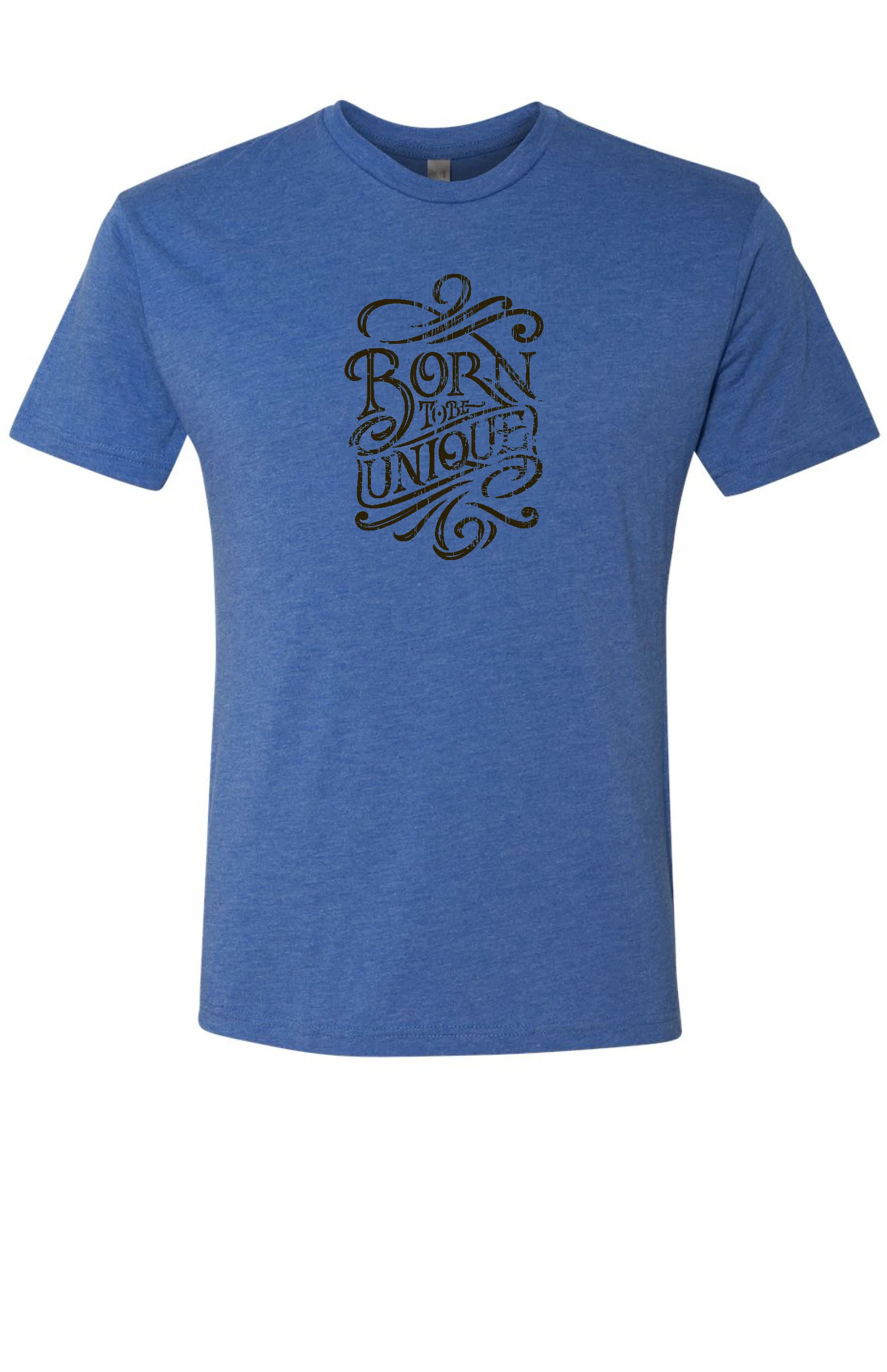 Adult,  T-Shirt, Born To Be Unique, Black Font