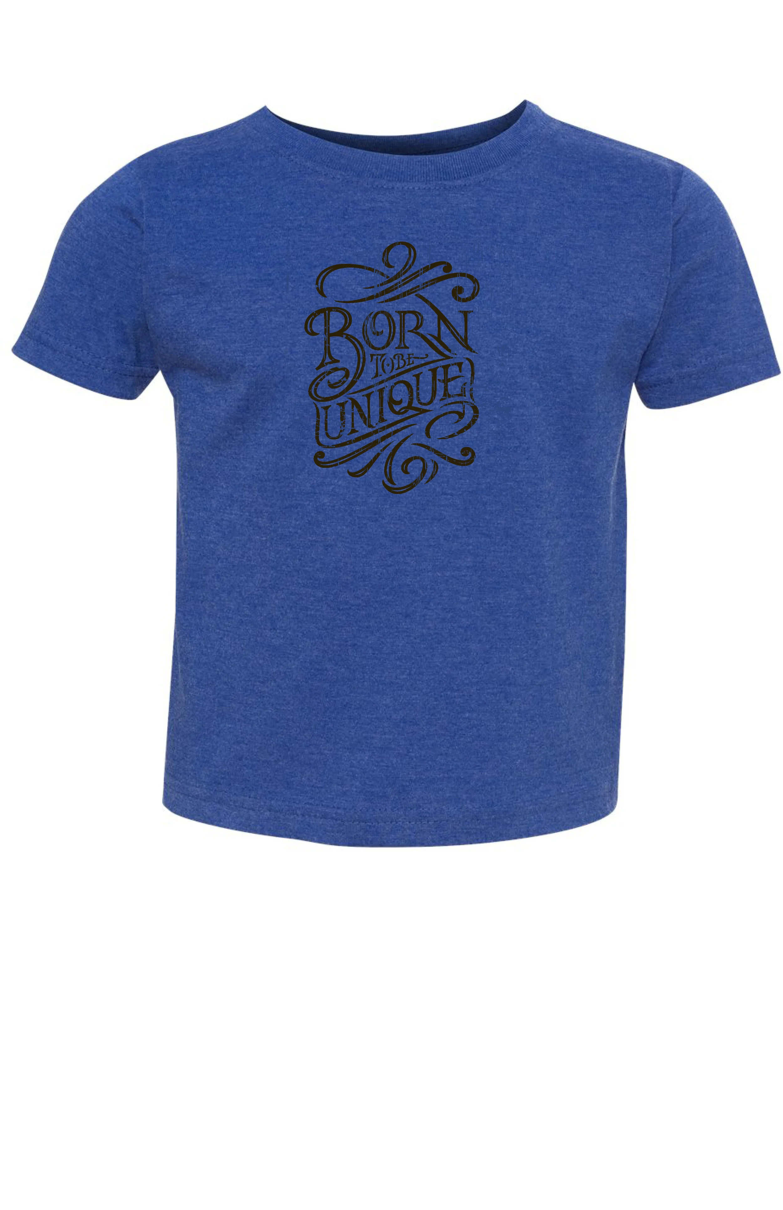 Kids/Toddler, T-Shirt, Born To Be Unique, Black Font