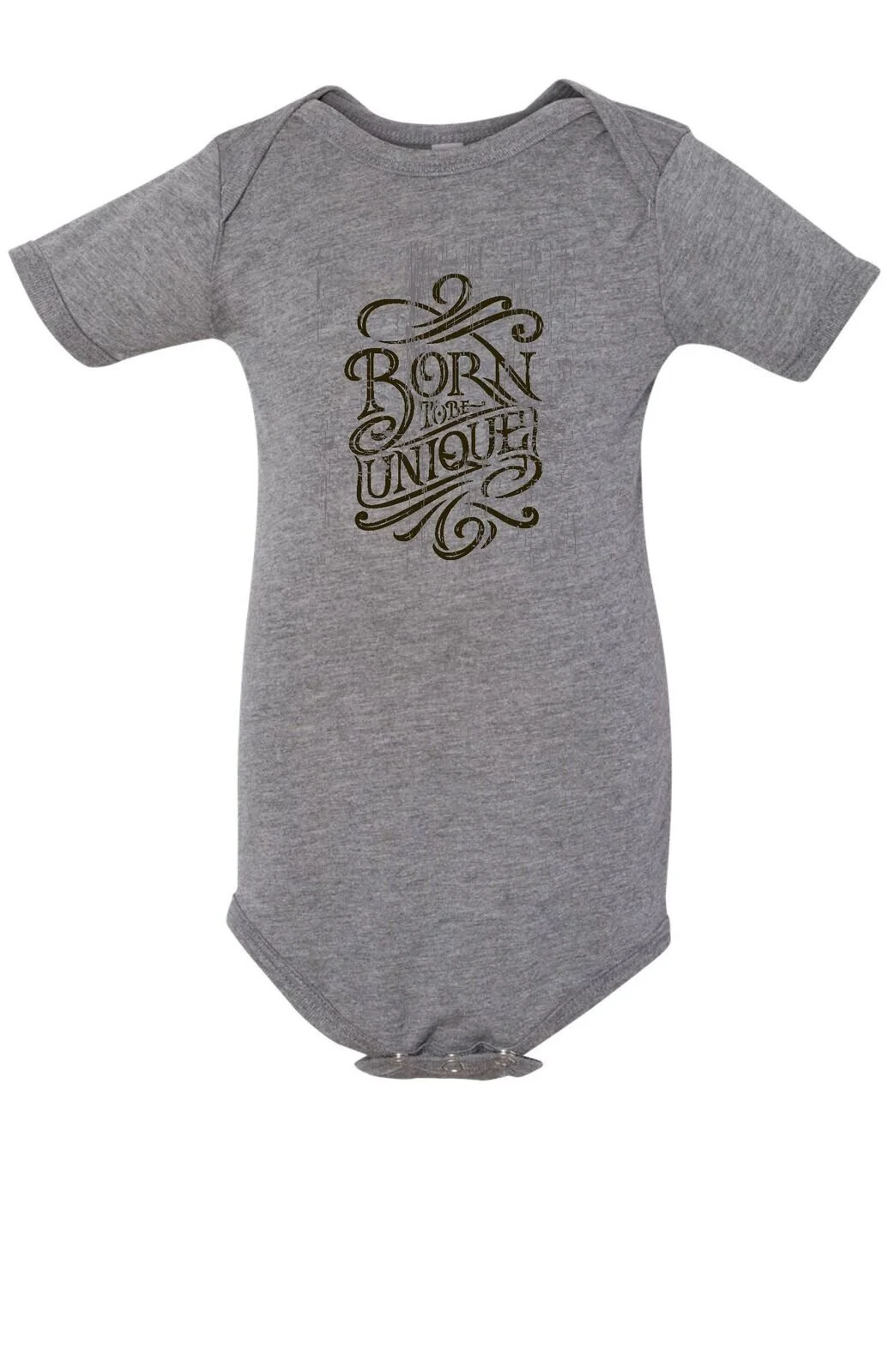 Baby, Onesie, Born To Be Unique, Black Font