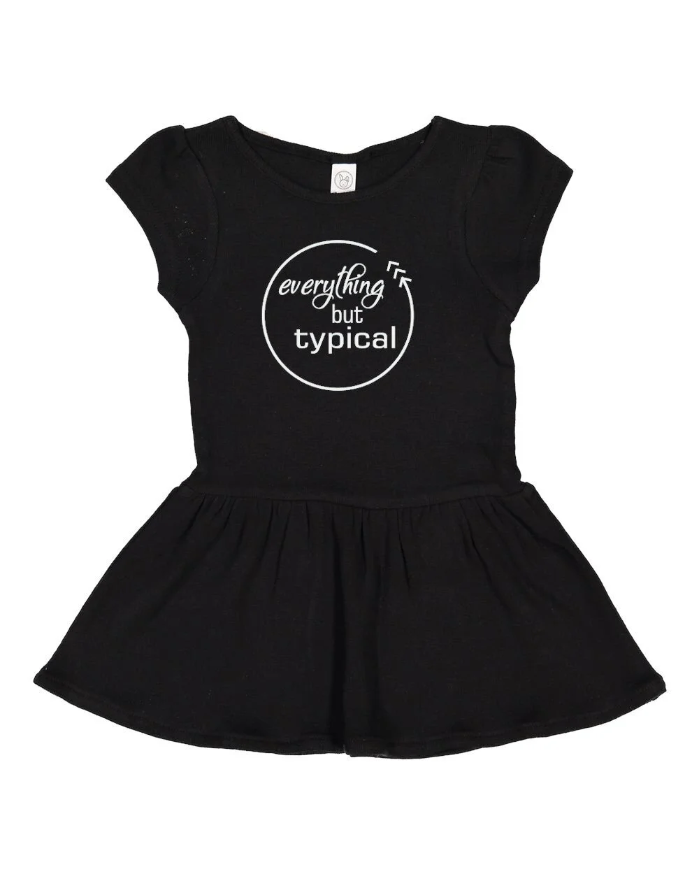 Baby, Dress, EBT, White Font