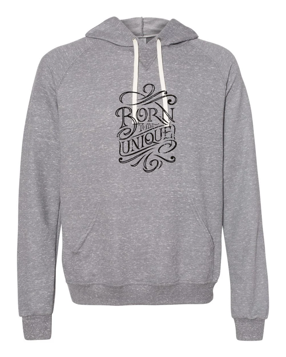 Adult, Sweatshirt, Born To Be Unique, Black Font