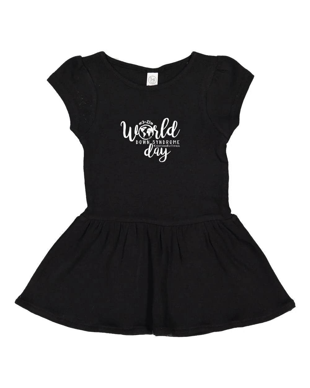 Baby, Dress, World Down Syndrome Day, White Font