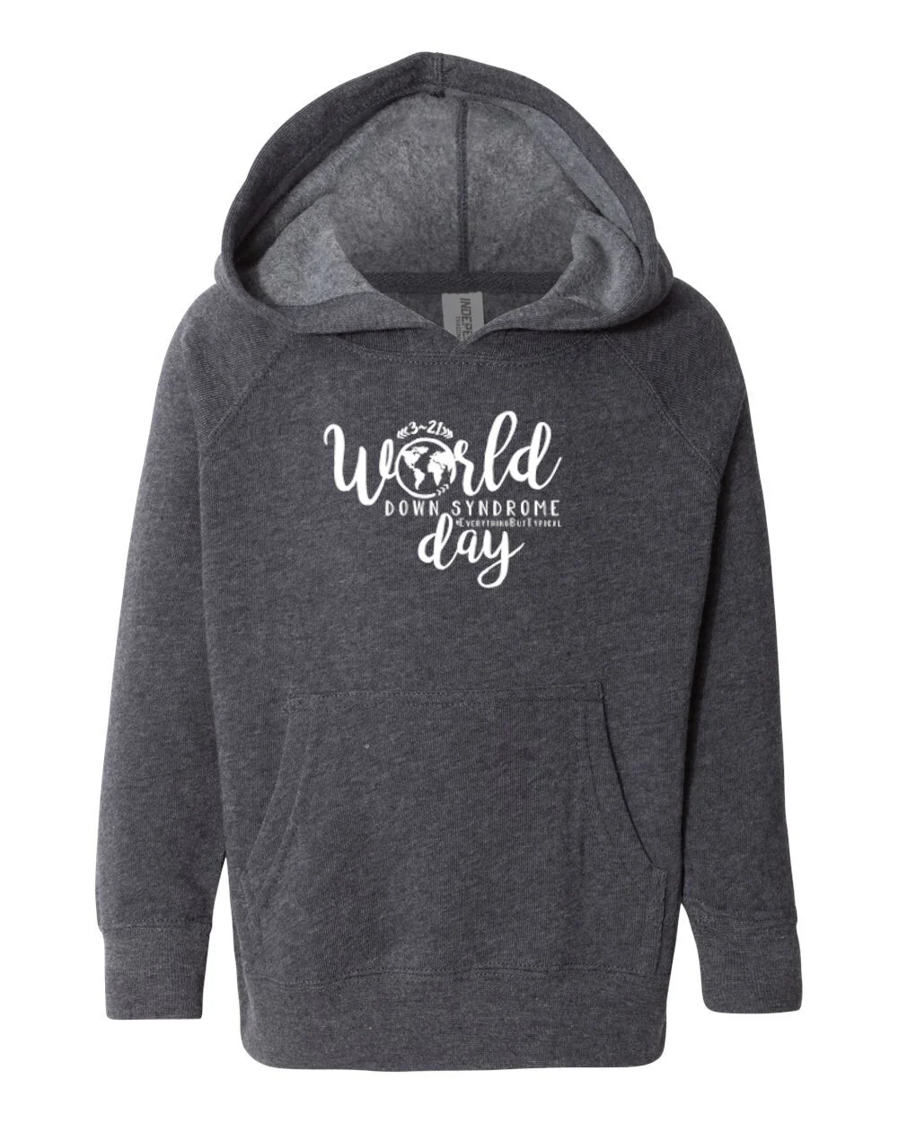 Kid/Toddler, Sweatshirt, World Down Syndrome Day, White Font