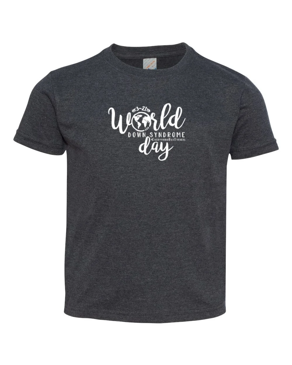 Toddler, T-Shirt, World Down Syndrome Day, White Font