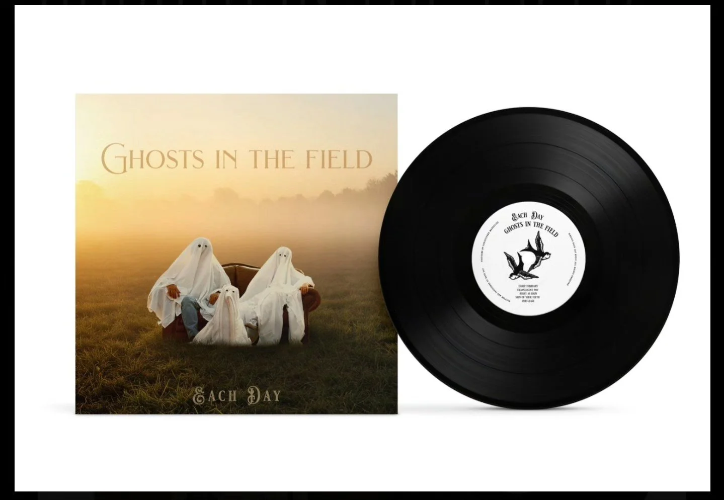 We are printing 150 Vinyls of our debut record, Ghosts in the Field! Preorder yours now before they gone! Link in the bio:) #newmusic #vinyl #records #vinylrelease #indiemusic #eachday #ghostsinthefield