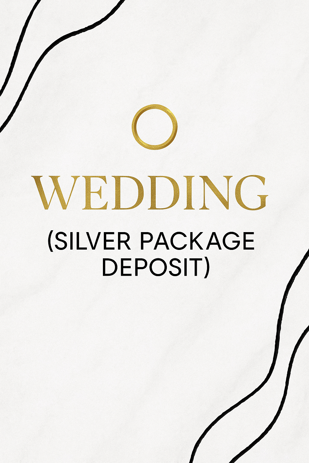 Wedding - (SILVER PACKAGE DEPOSIIT)