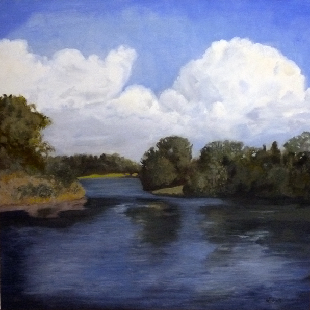 Close to Home, 20" x 20", oil on canvas